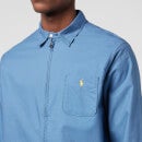 Polo Ralph Lauren Men's Zip-Through Shirt - Bastille Blue - XL