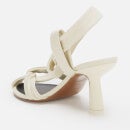 Neous Women's Proxima Leather Heeled Sandals - Cream - UK 4