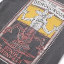 Stranger Things Demogorgon Tarot Card Robe T-Shirt Femme - Noir Délavé