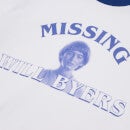 Stranger Things Will Byers' Search Party Unisex Ringer T-Shirt - White / Blue