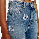 Tommy Jeans Women's Mom Jeans Ultra High Rise Tapered Ce738 - Denim Medium - W25/L30