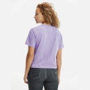 Tommy Jeans Women's Tjw Linear Logo T-Shirt - Violet Viola - XS