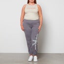 Calvin Klein Jeans Women's Plus Two Tone Monogram Jog Pants - Fossil Grey - 2XL