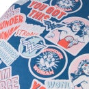 Decorsome x DC Wonder Woman Collage Round Cushion