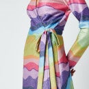 Never Fully Dressed Women's Rainbow Mini Zsa Zsa Wrap - Multi - UK 6