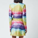 Never Fully Dressed Women's Rainbow Mini Zsa Zsa Wrap - Multi - UK 6