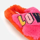 Never Fully Dressed Women's Pink Clash Love Slippers - Pink