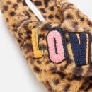 Never Fully Dressed Women's Leopard Love Slippers - Multi - S