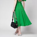 Marni Women's Medium Trunk Shoulder Bag - Black/Garden Green