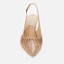 Guess Women's Amena Leather Sling Back Court Shoes - Taupe