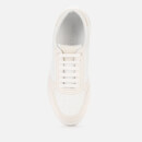 Guess Women's Miles Leather Basket Trainers - White/Cream - UK 4