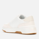 Guess Women's Miles Leather Basket Trainers - White/Cream - UK 3