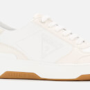 Guess Women's Miles Leather Basket Trainers - White/Cream