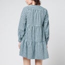 Whistles Women's Gingham Check Tiered Trapeze Dress - Multi