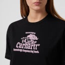 Carhartt WIP Women's Schools Out T-Shirt - Black/Pink - M
