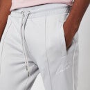The Couture Club Men's Signature Piped Poly Slim Joggers - Grey
