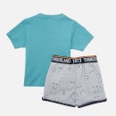 Timblerland Babys' Boy T-Shirt And Bermuda Shorts - Pale Blue - 6-9 months