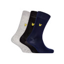 Socks 3 Pack - Grey Marl/Peacoat/Black