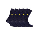 Socks 5 Pack - Peacoat