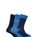 Socks 3 Pack - Aop/Vallarta Blue/Peacoat