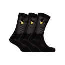 Sports Socks 3 Pack - True Black
