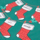 Friends Hanging Up Stockings Christmas Santa Sack