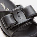 Salvatore Ferragamo Women's Virgil Slide Sandals - Black