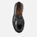 Salvatore Ferragamo Men's Magnum Leather Loafers - Black - UK 7