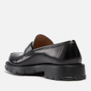 Salvatore Ferragamo Men's Magnum Leather Loafers - Black - UK 7