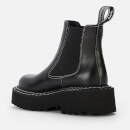 KARL LAGERFELD Women's Patrol Ii Leather Chelsea Boots - Black - UK 3