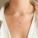 Astrid & Miyu Women's Zodiac Leo Pendant Necklace - Gold