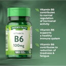 Vitamin B6 100mg - 180 Tablets
