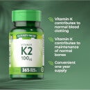 Vitamin K2 100mcg - 365 Tablets