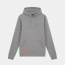 Panini Embroidered Hoodie - Mid Grey Marl