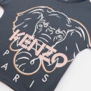 KENZO Girls' Elephant Logo T-Shirt - Charcoal Grey
