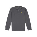 Kids Marl Polo Shirt - Smoked Pearl