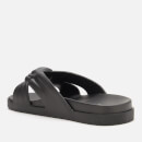 Melissa Women's Plush Slide Sandals - Black - UK 3