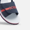 Hugo Boss Boys' Aqua Strap Slides - Navy - UK 4 Baby