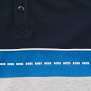 Hugo Boss Boys' Short Sleeve Polo Shirt - Navy / Chine Grey - 6 Years