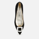 Kate Spade New York Women's Buckle Up Suede Pointed Flats - Black - UK 5