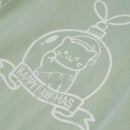 Happy Pawmas Kids' T-Shirt - Mint Acid Wash