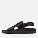 Clarks Men's Sunder Strap Leather Sandals - Black