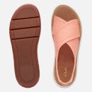 Clarks Women's Jemsa Dash Cross Sandals - Light Coral - UK 3