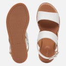 Clarks Women's Karsea Strap Leather Sandals - White
