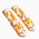 SOCKSSS Men's Tennis Pattern Socks - Tangerine Tango - EU 41-46/UK 7-11