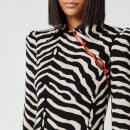De La Vali Women's Diaquiri Dress - Zebra - UK 6