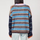 Stine Goya Women's Lucs Stripes Fluffy Knit Jumper - Stripes Multi - S