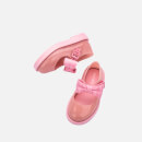 Mini Melissa Girls' Lola Bow Ballet Flat Sandals - Pink - UK 3-4 Baby