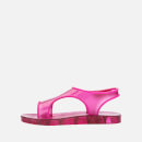 Mini Melissa Girls' Aqua Sandals - Pink - UK 12.5 Kids