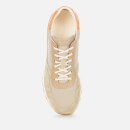 Paul Smith Men's Velo Leather Running Style Trainers - Sand - UK 11